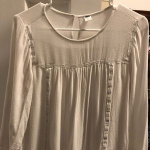Old Navy white cotton blouse